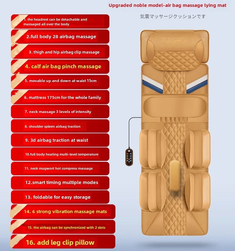 WellVibe Smart Full-Body Massage Mattress